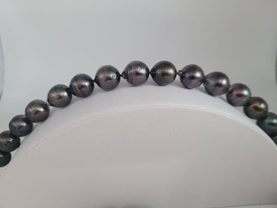 Tahiti Pearls 12-14 mm Dark Color amd High Luster |  The South Sea Pearl |  The South Sea Pearl