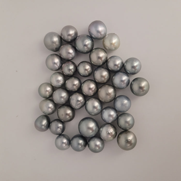 Tahiti Loose Pearls 12-13 mm Silver Color AAA