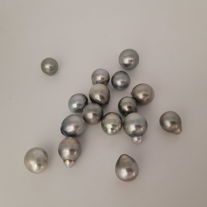 Tahiti Loose Pearls 12-13 mm Drop Shape Quality AAA